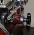 Berkel Model B nach 1920 Schnittbreitenverstellung
