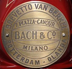 Berkel Model 3 Plakette Italien