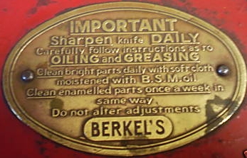 Plakette Anleitung Berkel