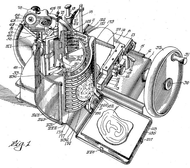 US Berkel Model E 1931 Zeichnung
