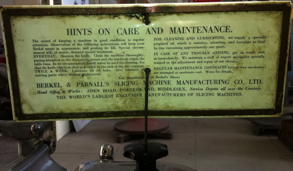 Berkel & Parnalls Model 32 Anleitung