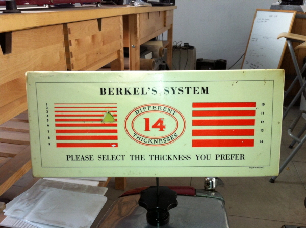Berkel & Parnalls Model 32 Werbung