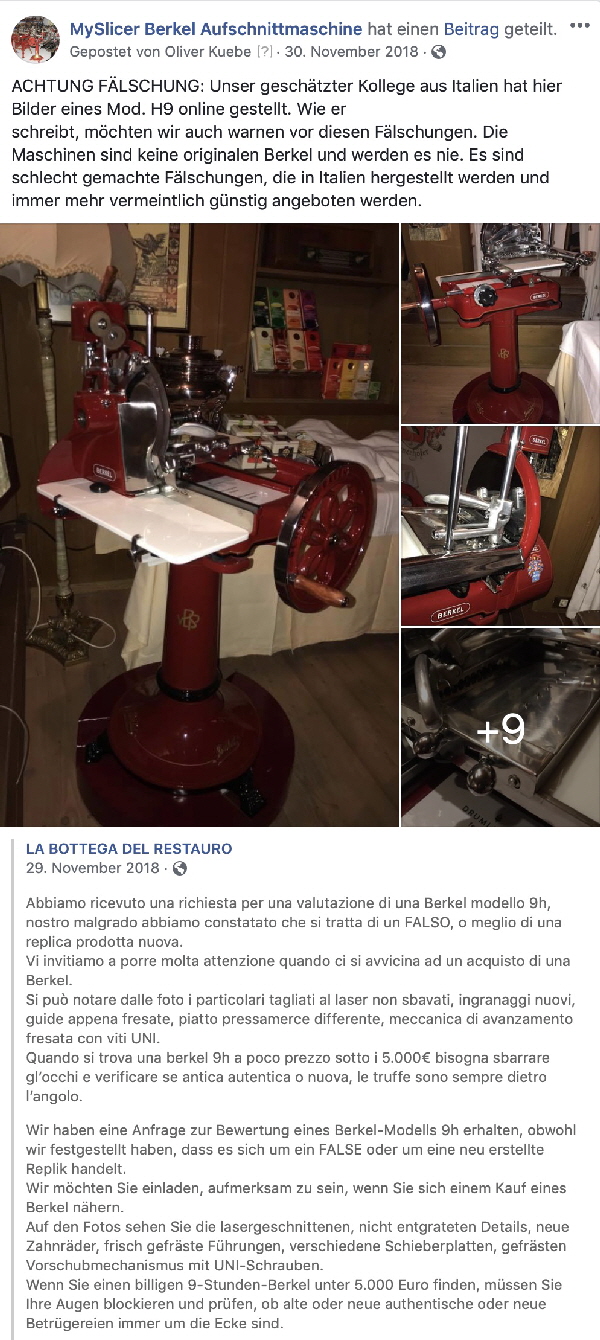 Berkel Flschung Information Facebook 